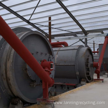 Lanning waste tires pyrolysis machines